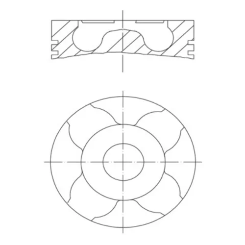 Piest 010 04 00 /MAHLE/ - obr. 1