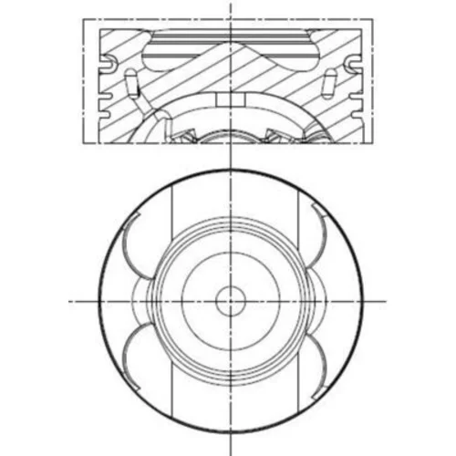 Piest 013 PI 00156 002 /MAHLE/ - obr. 1