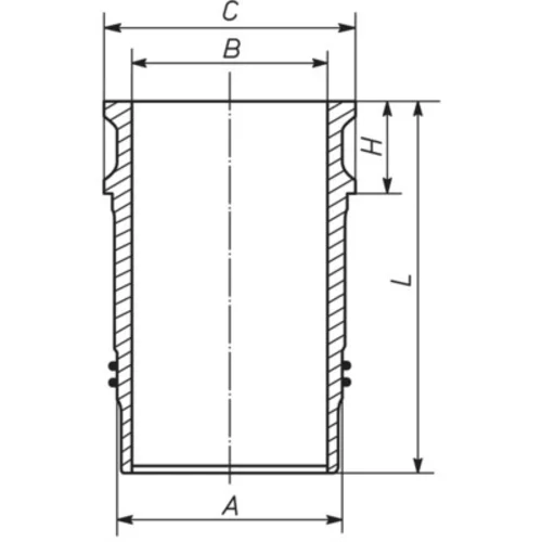 Vložka valcov 061 LW 00100 000 /MAHLE/ - obr. 1
