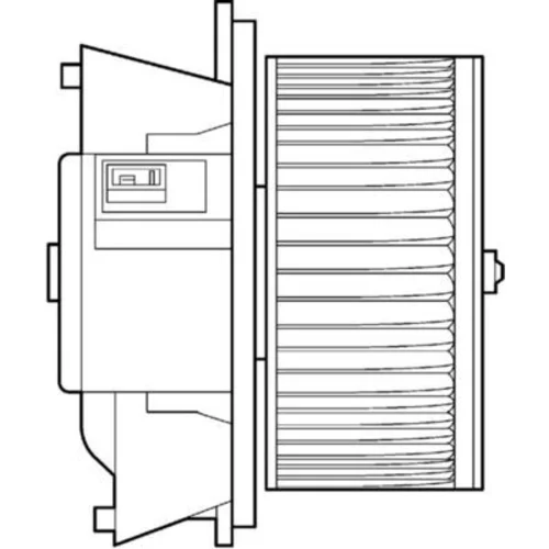 Vnútorný ventilátor AB 107 000P /MAHLE/ - obr. 1