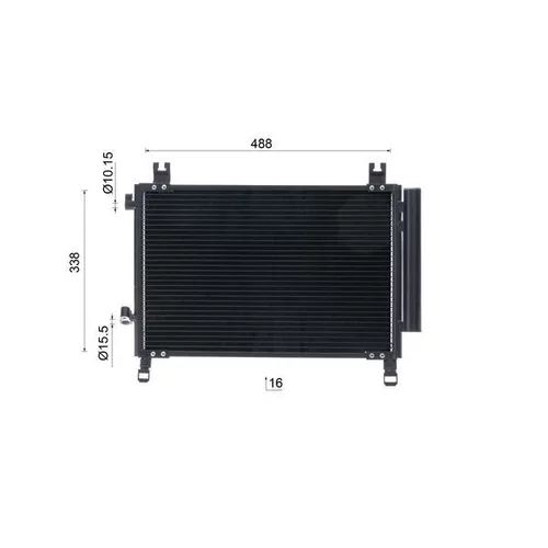 Kondenzátor klimatizácie AC 1085 000S /MAHLE/ - obr. 9
