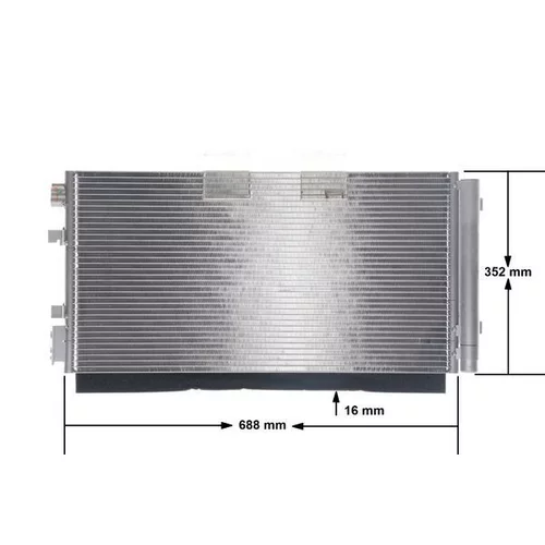 Kondenzátor klimatizácie AC 44 000S /MAHLE/ - obr. 11