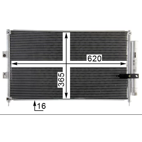 Kondenzátor klimatizácie AC 835 000P /MAHLE/ - obr. 11