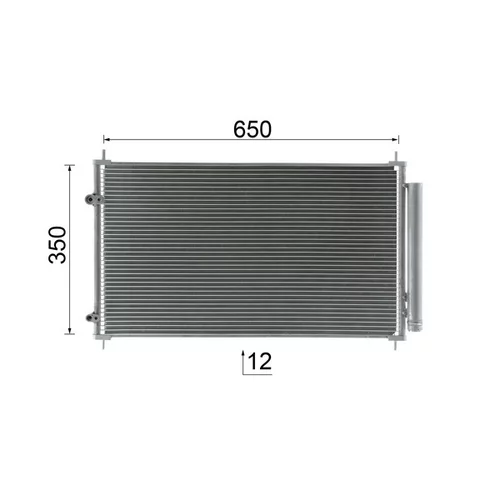 Kondenzátor klimatizácie AC 970 000S /MAHLE/ - obr. 9