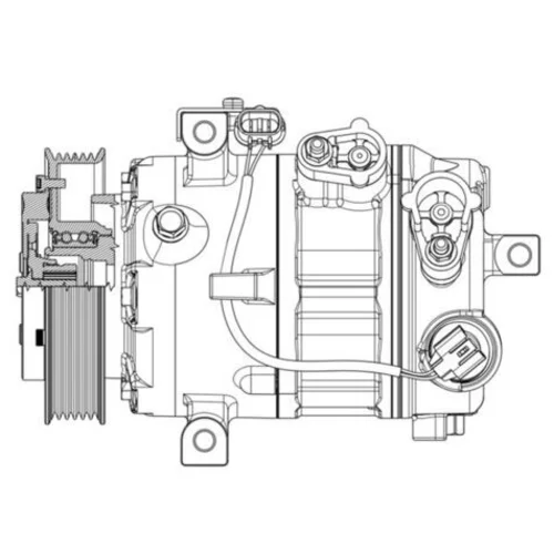 Kompresor klimatizácie ACP 637 000P /MAHLE/ - obr. 1