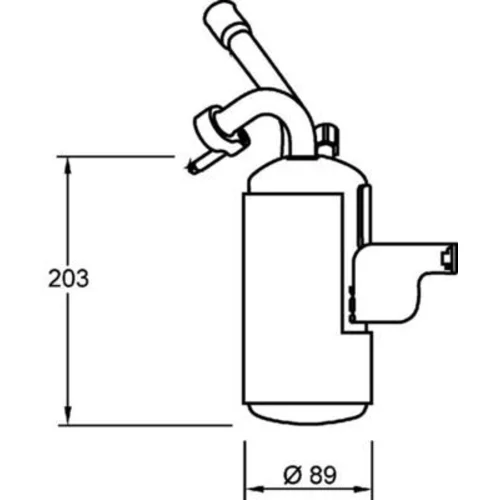 Vysúšač klimatizácie AD 276 000P /MAHLE/ - obr. 3