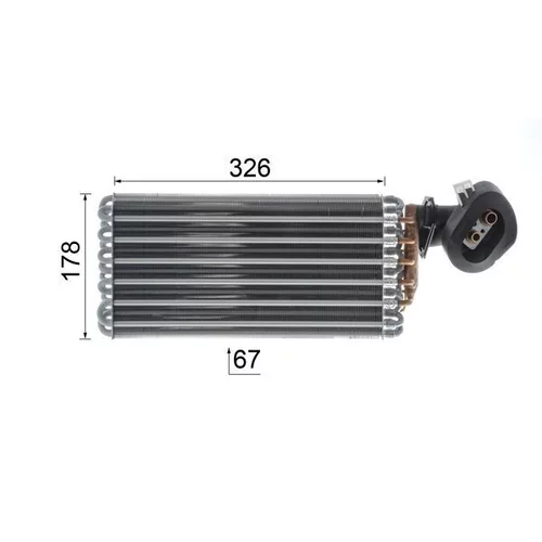 Výparník klimatizácie AE 32 000P /MAHLE/ - obr. 10
