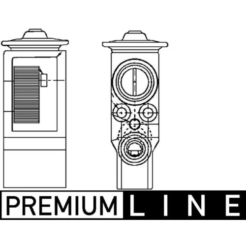 Expanzný ventil klimatizácie MAHLE AVE 55 000P