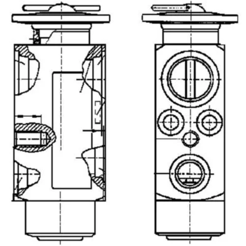Expanzný ventil klimatizácie AVE 88 000P /MAHLE/ - obr. 2