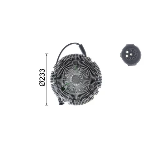 Spojka ventilátora chladenia CFC 19 000P /MAHLE/ - obr. 13
