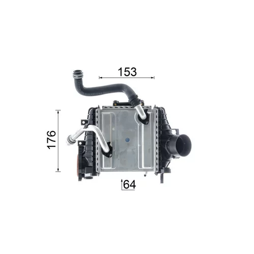 Chladič plniaceho vzduchu CI 641 000P /MAHLE/ - obr. 11