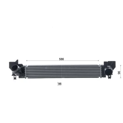 Chladič plniaceho vzduchu CI 727 000P /MAHLE/ - obr. 10