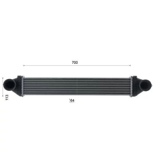 Chladič plniaceho vzduchu CI 85 000S /MAHLE/ - obr. 9