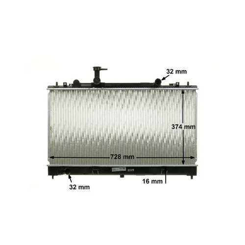 Chladič motora CR 1021 000S /MAHLE/ - obr. 15