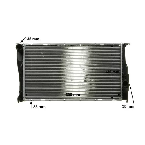 Chladič motora CR 1084 000P /MAHLE/ - obr. 15