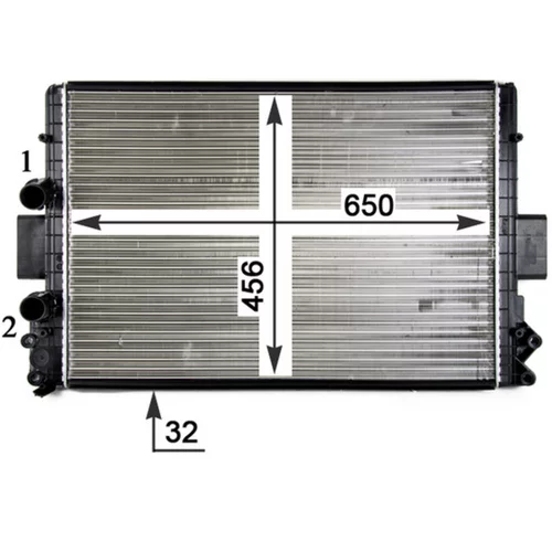 Chladič motora CR 1105 000P /MAHLE/ - obr. 7
