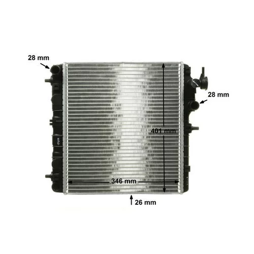 Chladič motora CR 1116 000P /MAHLE/ - obr. 15