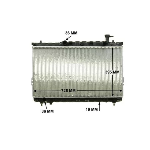 Chladič motora CR 1297 000P /MAHLE/ - obr. 15