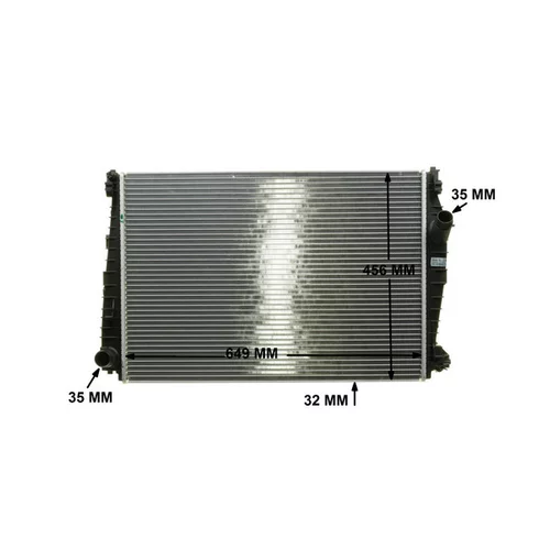 Chladič motora CR 1357 000P /MAHLE/ - obr. 9