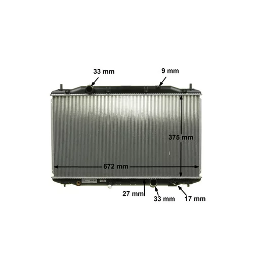Chladič motora CR 1895 000S /MAHLE/ - obr. 15