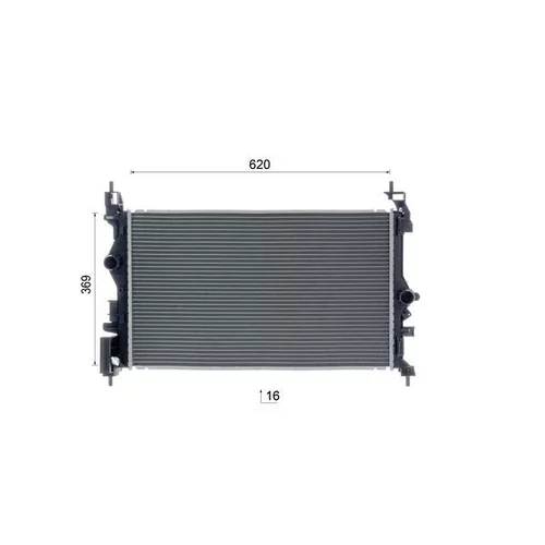 Chladič motora CR 2244 000S /MAHLE/ - obr. 18