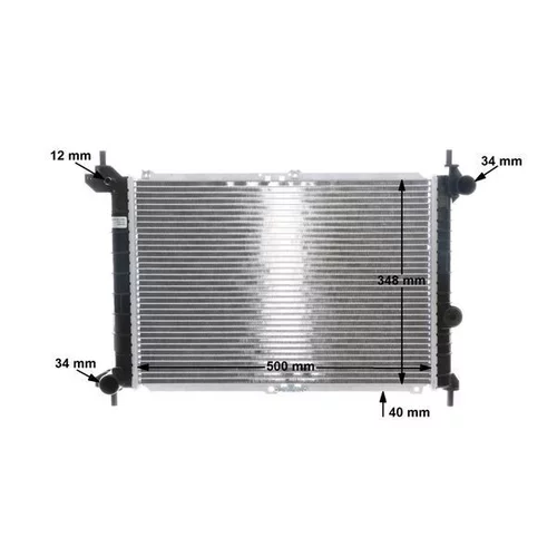 Chladič motora CR 443 000S /MAHLE/ - obr. 11
