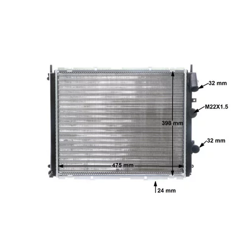 Chladič motora CR 510 000S /MAHLE/ - obr. 16