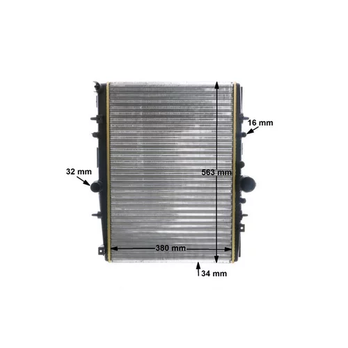 Chladič motora CR 590 000S /MAHLE/ - obr. 12