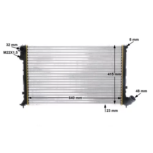 Chladič motora CR 593 000S /MAHLE/ - obr. 18