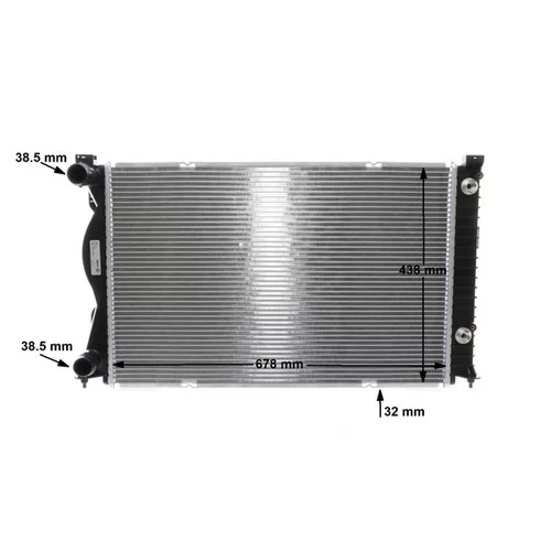 Chladič motora CR 790 000S /MAHLE/ - obr. 11