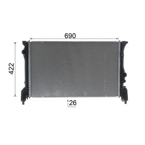 Chladič motora CR 931 000P /MAHLE/ - obr. 17