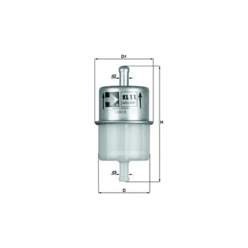 Palivový filter KL 11 /MAHLE/ - obr. 1
