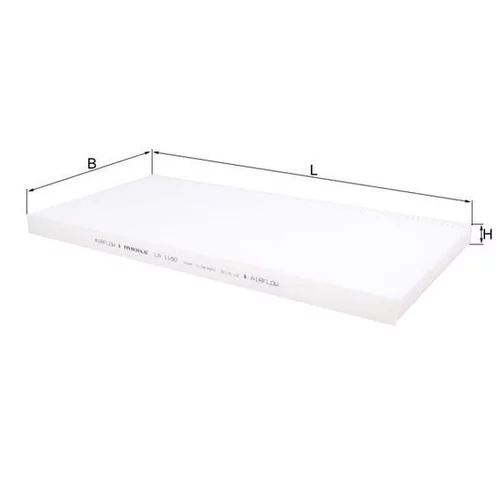 Filter vnútorného priestoru MAHLE LA 1180