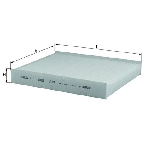 Filter vnútorného priestoru LA 169 /MAHLE/ - obr. 1
