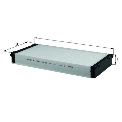 Filter vnútorného priestoru LA 32/2 /MAHLE/ - obr. 2