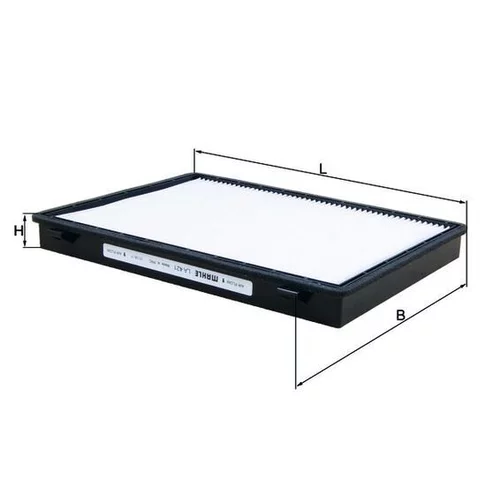 Filter vnútorného priestoru LA 421 /MAHLE/ - obr. 2