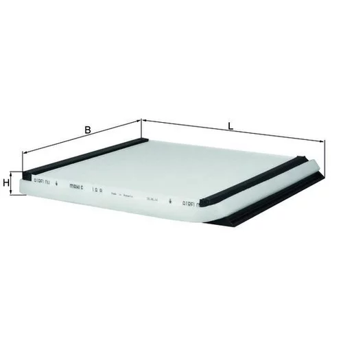 Filter vnútorného priestoru LA 8 /MAHLE/ - obr. 2