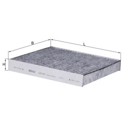 Filter vnútorného priestoru LAK 297 /MAHLE/ - obr. 2
