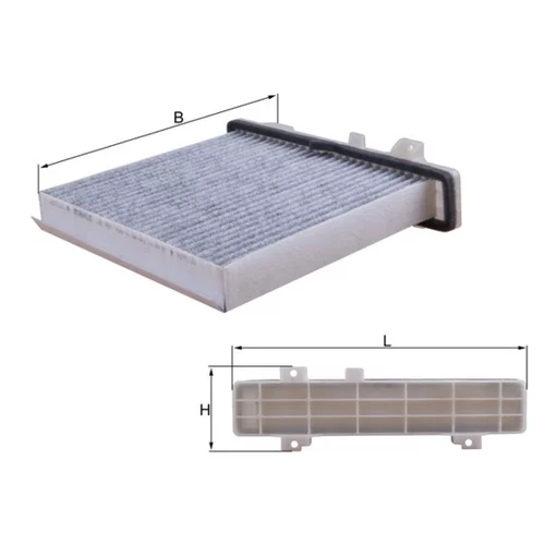 Filter vnútorného priestoru LAK 589 /MAHLE/ - obr. 1