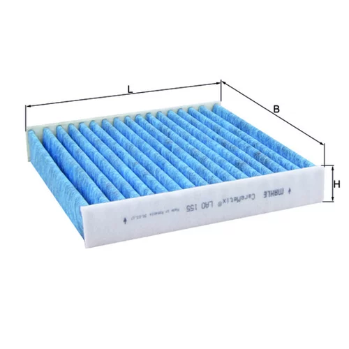 Filter vnútorného priestoru MAHLE LAO 155