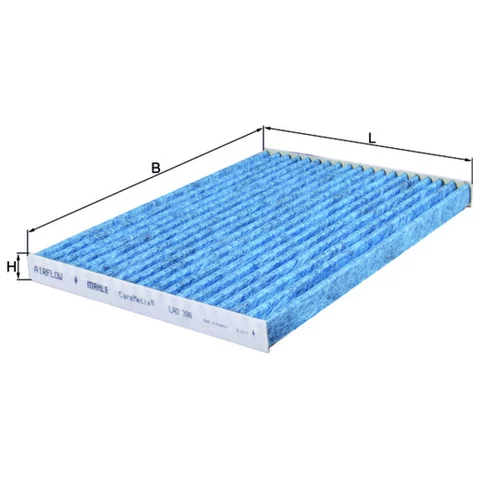 Filter vnútorného priestoru LAO 396 /MAHLE/ - obr. 2