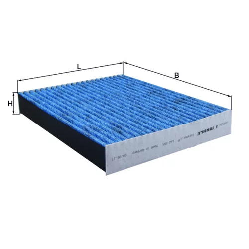 Filter vnútorného priestoru LAO 855 /MAHLE/ - obr. 2