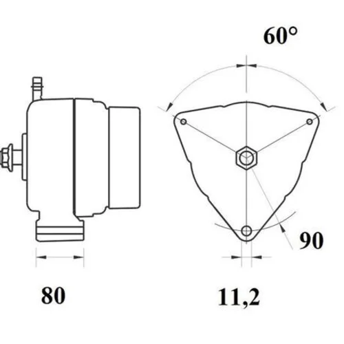 Alternátor MG 805 /MAHLE/ - obr. 3
