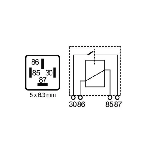Relé pracovného prúdu MR 78 /MAHLE/ - obr. 1