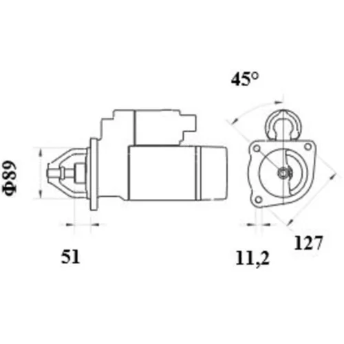 Štartér MS 1052 /MAHLE/ - obr. 1