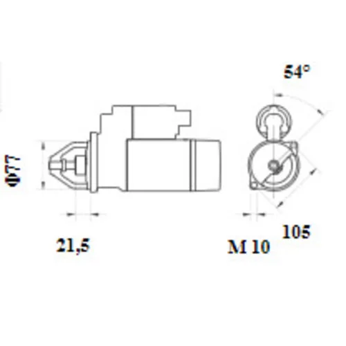 Štartér MS 1142 /MAHLE/ - obr. 1