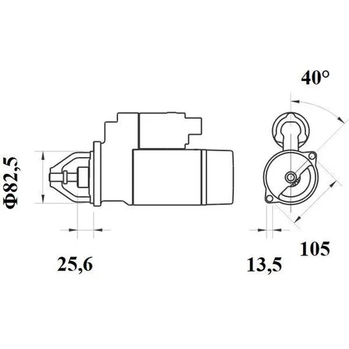 Štartér MS 737 /MAHLE/ - obr. 4