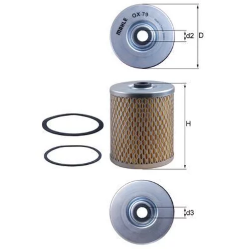 Olejový filter MAHLE OX 79D