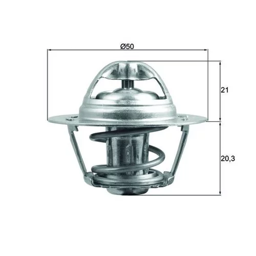 Termostat chladenia TX 196 75D /MAHLE/ - obr. 2