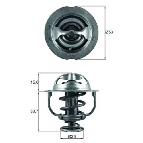 Termostat chladenia TX 200 90D /MAHLE/ - obr. 2